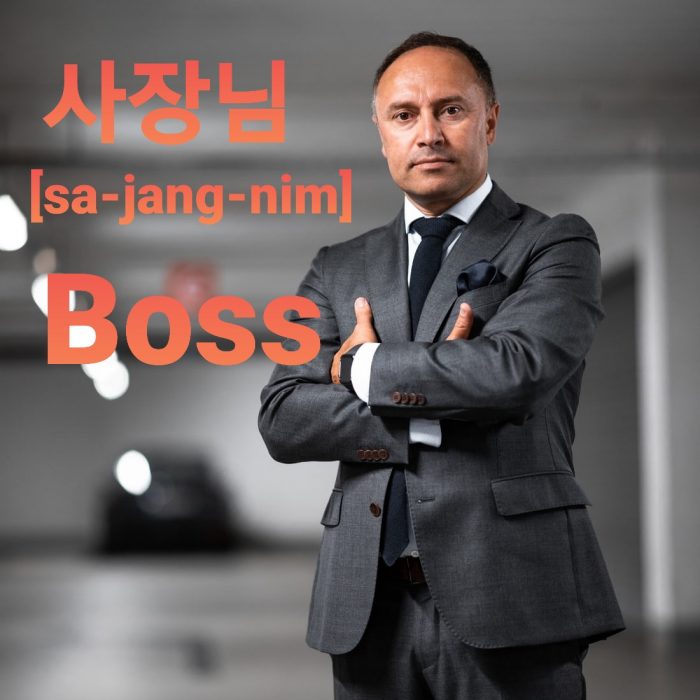 Boss in Korean
