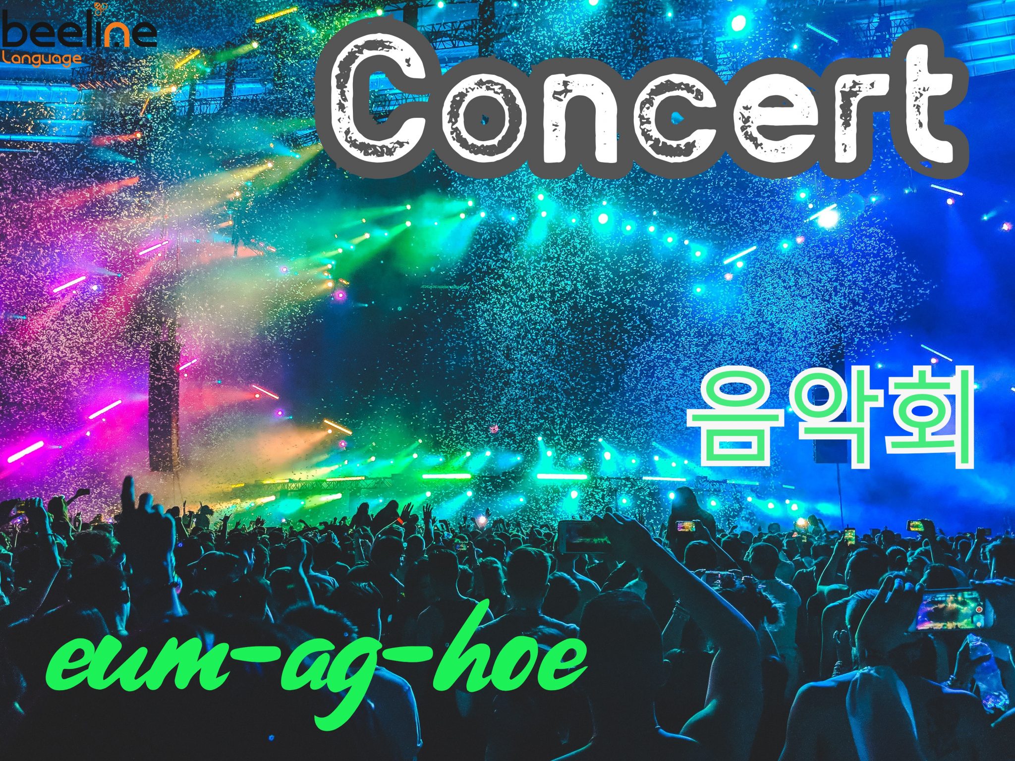 How To Say a Concert in Korean