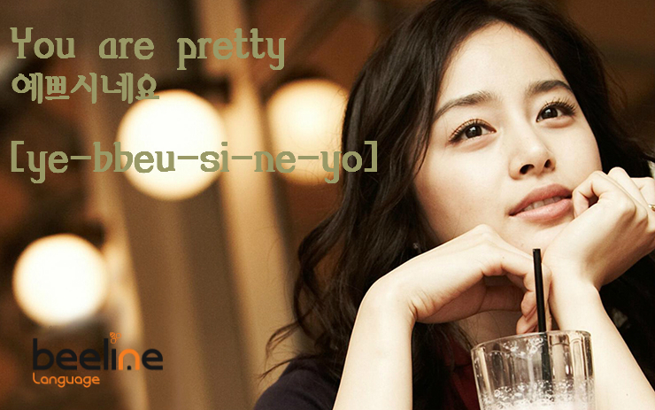 you are pretty in Korean